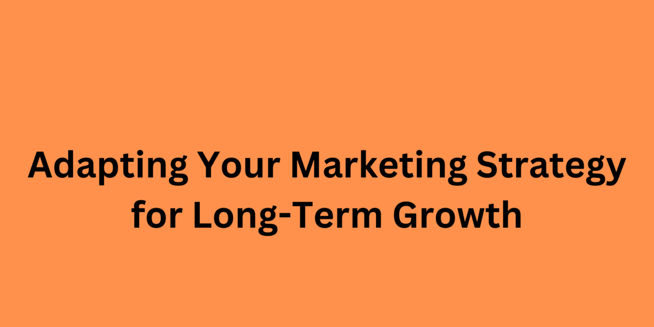 Brand Evolution: Adapting Your Marketing Strategy for Long-Term Growth