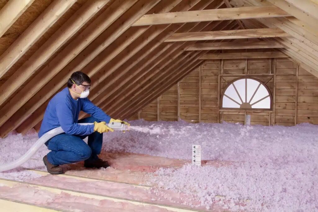 Blown-in insulation services